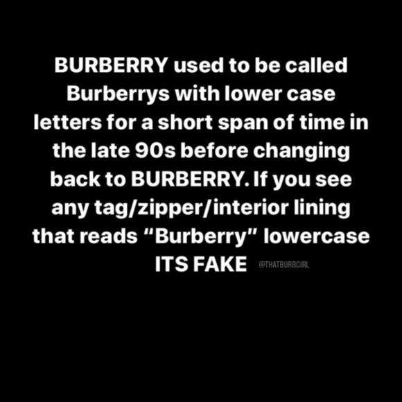 🚨 LEARN TO AUTHENTICATE BURBERRY 🚨 PLEASE SHARE - Picture 7 of 16